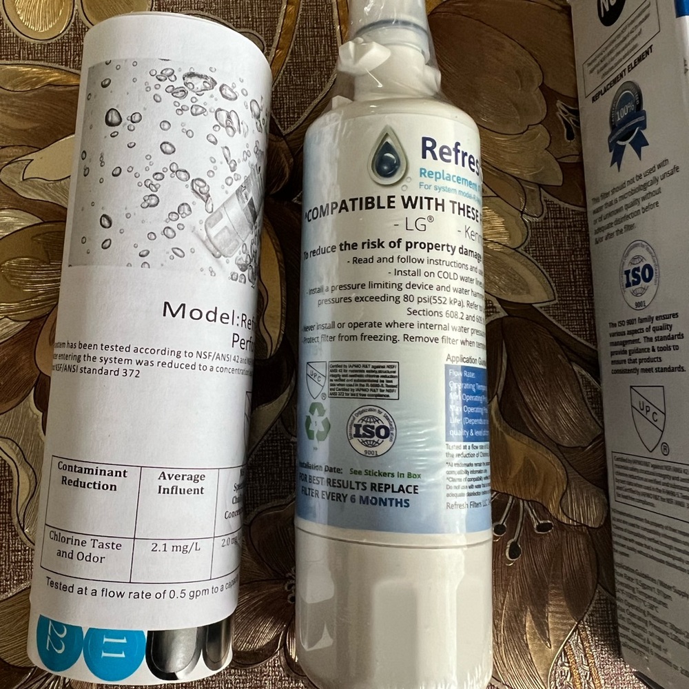 Refresh Refrigerator Water Filter Replacement R-9690 New In Box - Picture 6 of 7